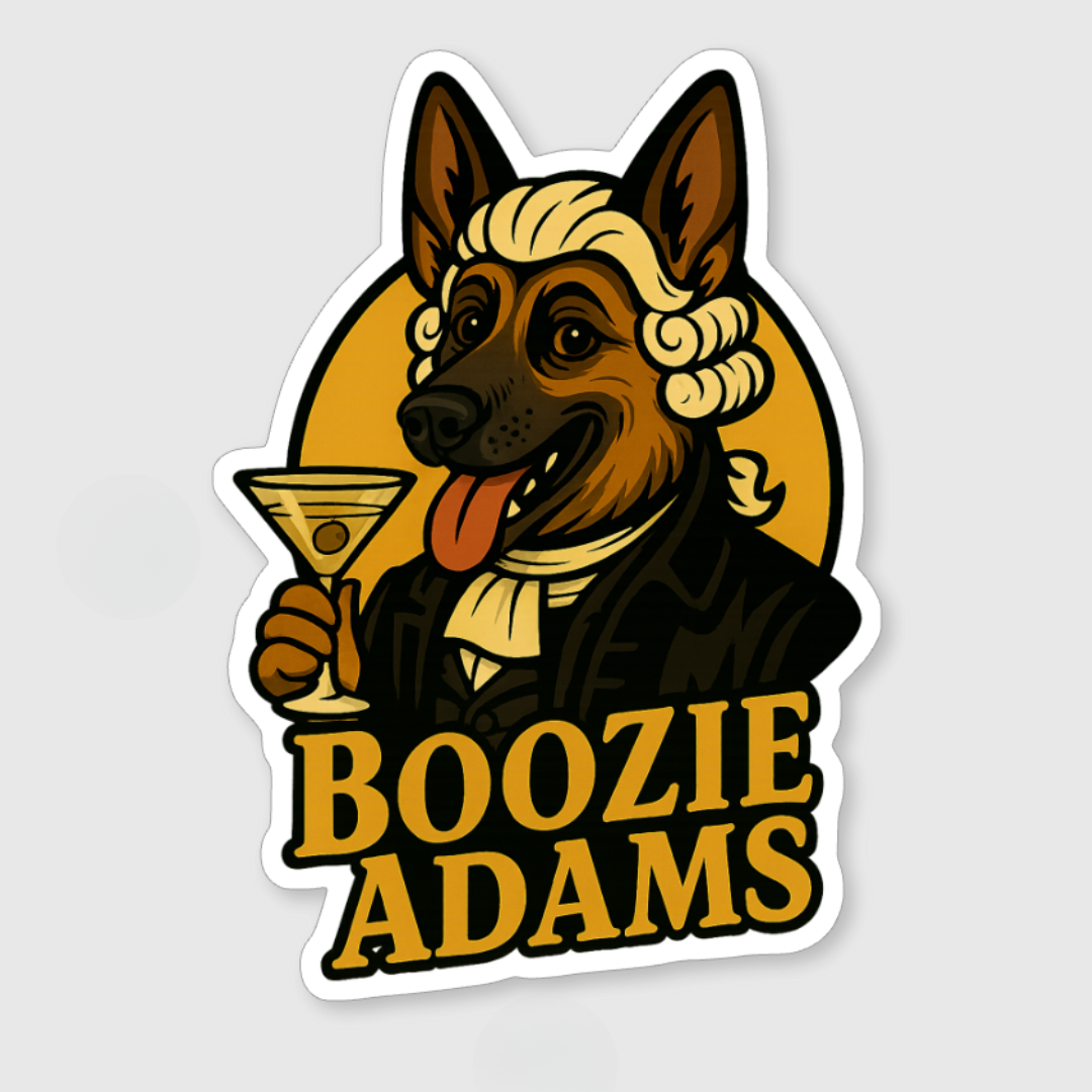 Official Boozie Adams Logo Sticker