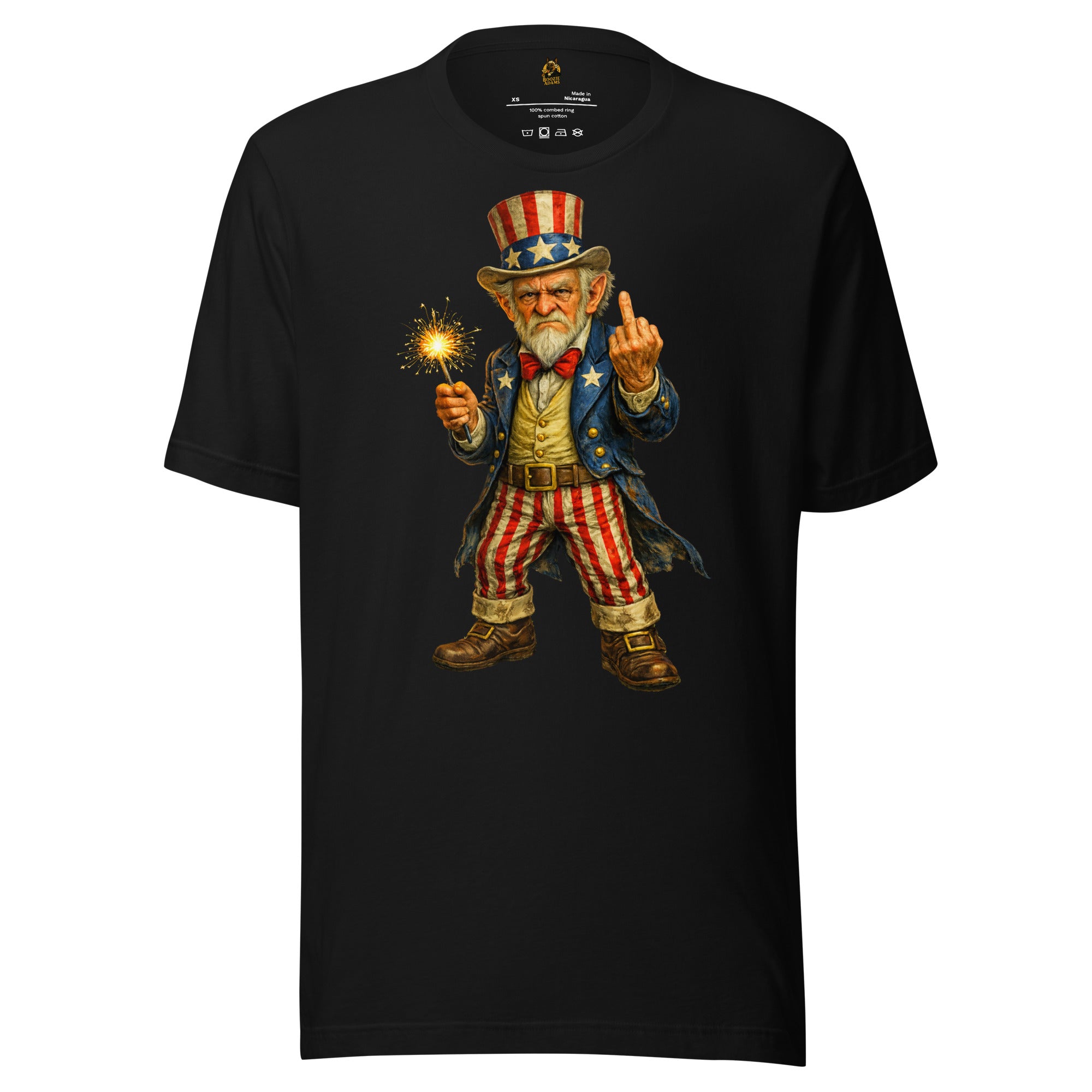 Sarcastic Patriotic Graphic Tee | Uncle Sam Graphic Tee | Boozie Adams