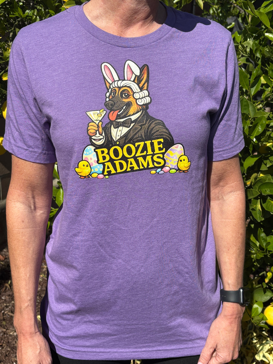 Customer photo wearing Boozie Adams Tee